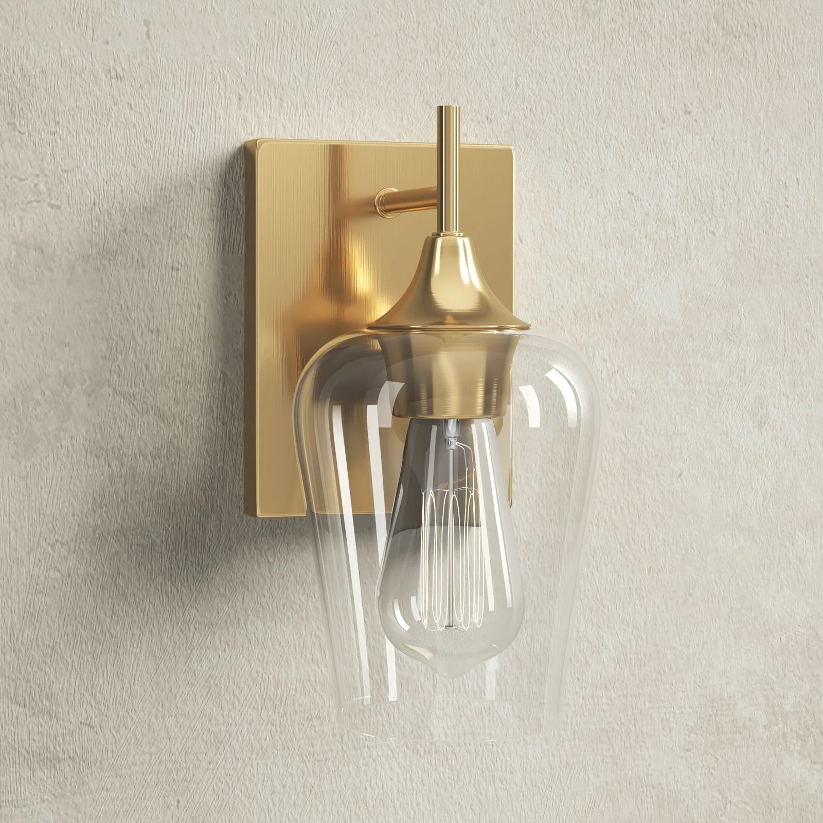 Keener 1 - Light Dimmable Armed Sconce | Wayfair North America
