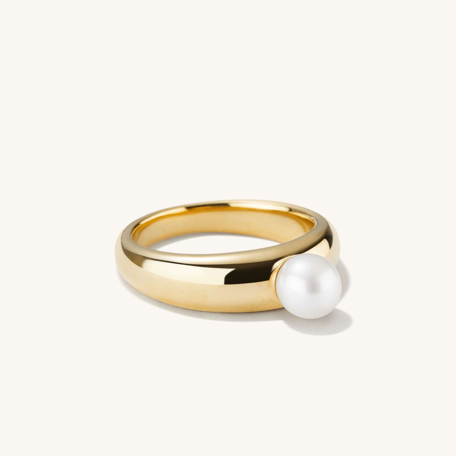 Mini Pearl Dôme Ring | Mejuri (Global)