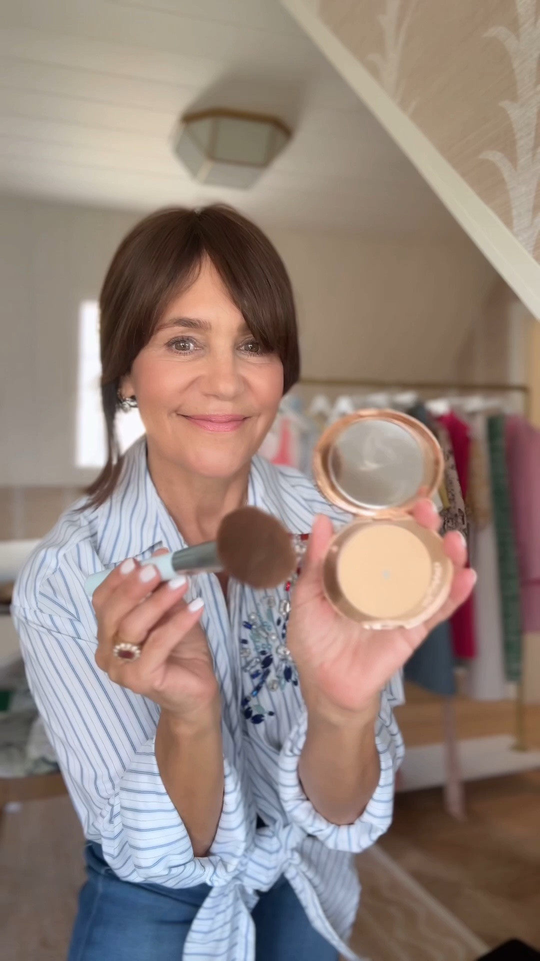 This is one of my favorite makeup products of all time! I’ve been using this for years and don’t plan on switching anytime soon! A makeup artist once described this powder as an “Instagram filter for your face”!!

#LTKSeasonal #LTKOver40