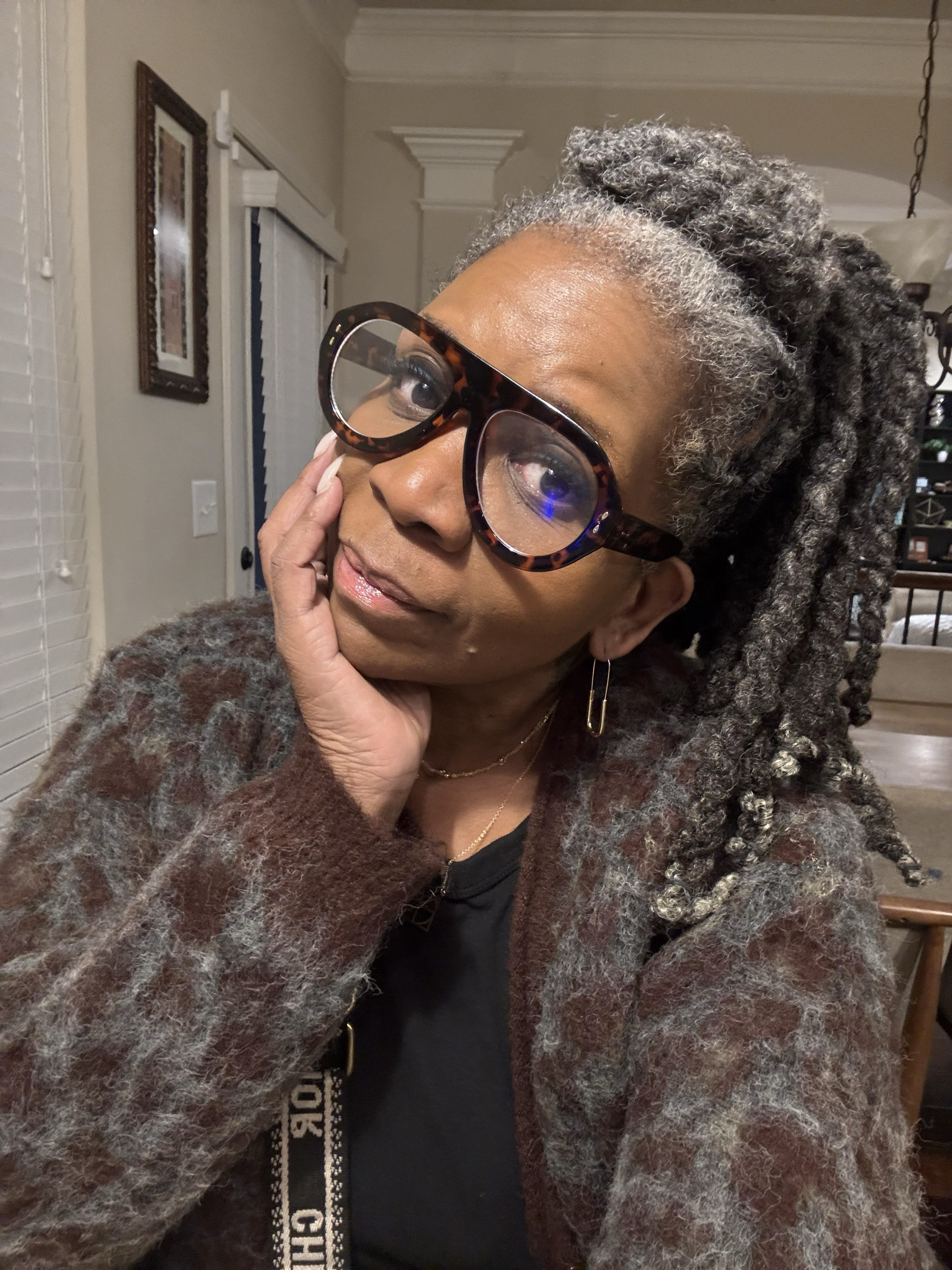 My face glasses with my face sweater combo for those chilling days 

#LTKFindsUnder100 #LTKFindsUnder50 #LTKSeasonal