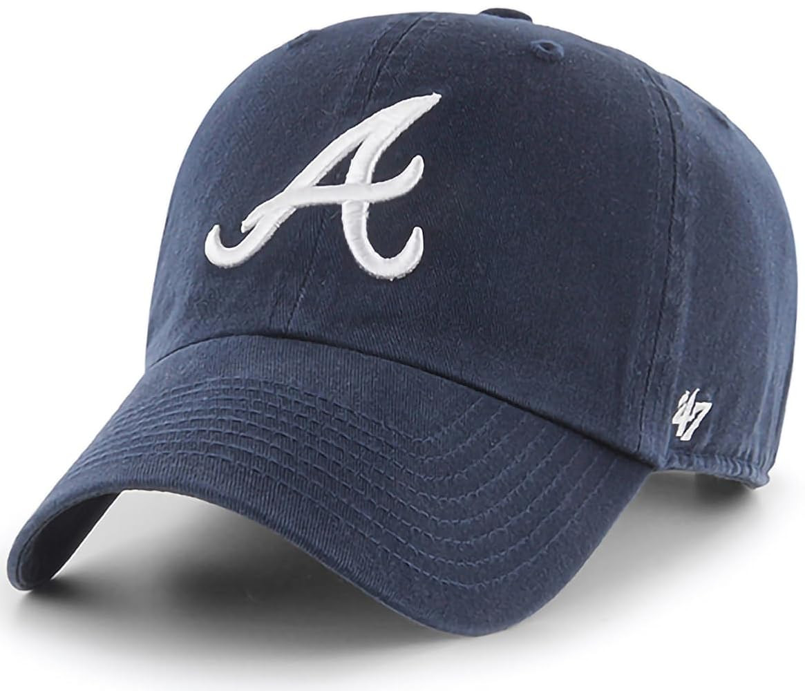 47 Brand MLB Team Color Home Primary Logo Clean Up Adjustable Baseball Cap Hat, Adult One Size Fi... | Amazon (US)