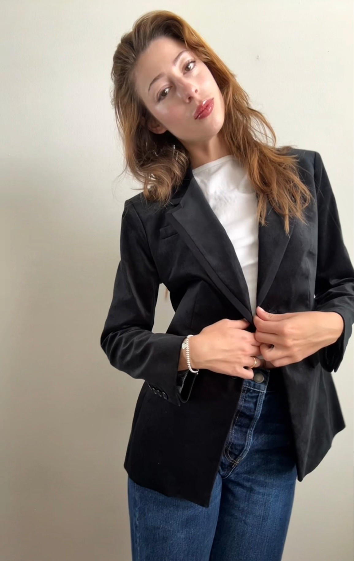 The perfect velvet blazer