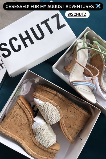 New in for upcoming travels! They’re both so beautiful and the slides are on sale 30% off #Shoes #PlatformShoes 

#LTKsalealert #LTKFind #LTKshoecrush