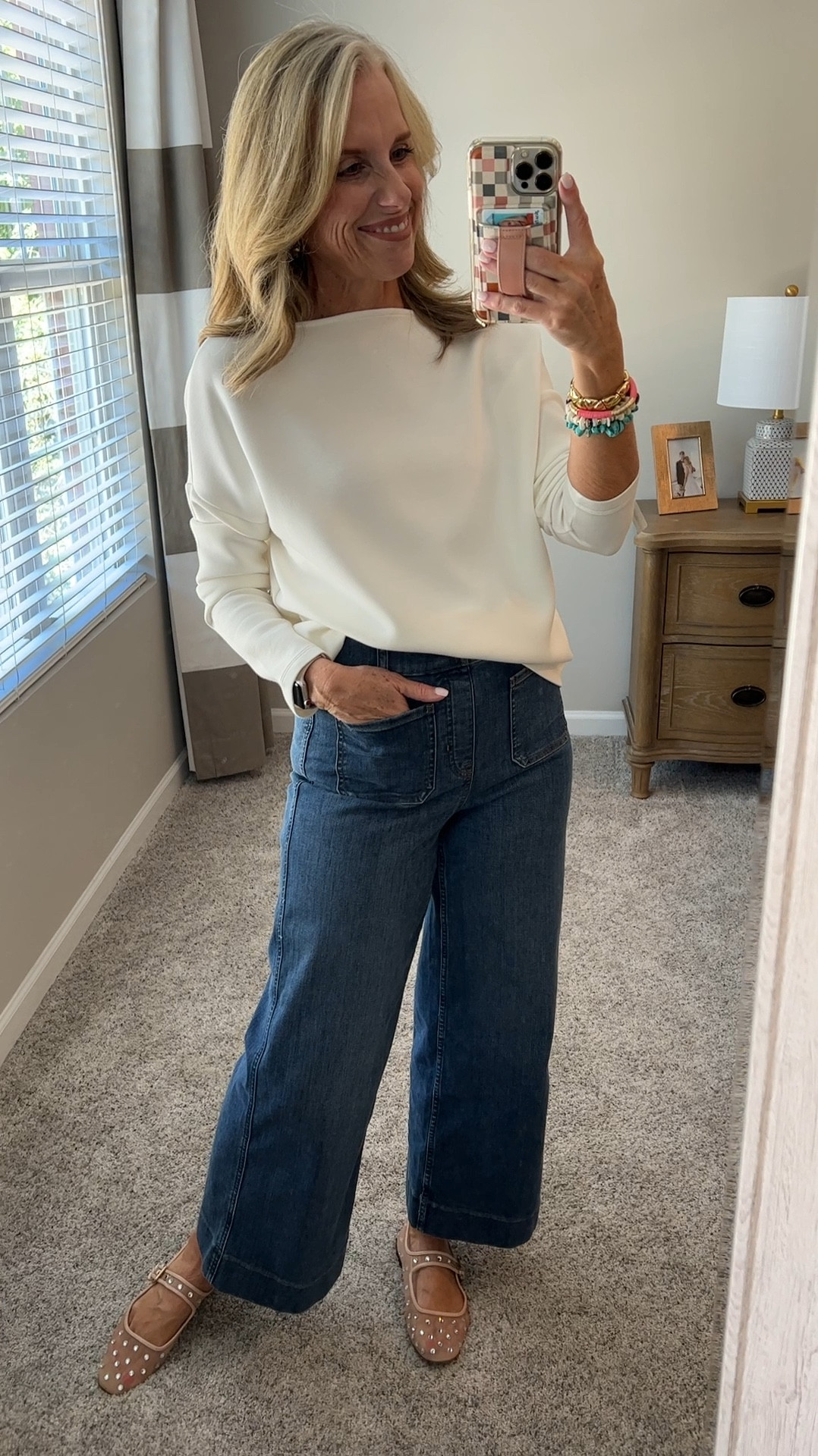 Last day for 20% off one Spanx purchase with code WELCOME20
Use LISAXSPANX anytime for 15% off 
I’m wearing small in jeans and top

Use COAST20 on Allie & Bess 

#LTKStyleTip #LTKSaleAlert #LTKOver40
