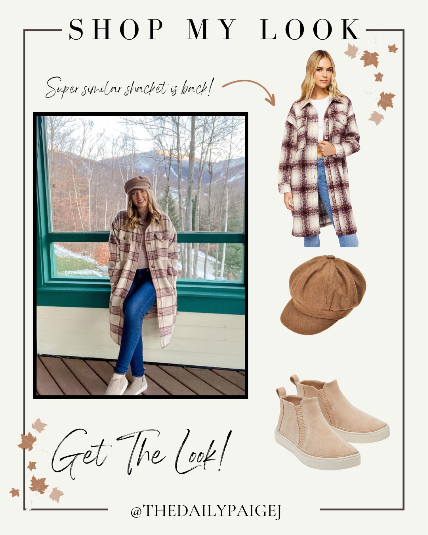 If you’re looking for a cozy shacket that’s not too heavy, but is perfect for fall, this shacket from forever 22 is absolutely perfect! Pair this long plaid shacket with a pair of booties or high top sneakers and an adorable paperboy hat to keep yourself warm this fall and winter!

Plaid coats, Shackets for fall, Fall outfits, forever 22 Shackets, jackets for fall

#LTKSeasonal #LTKstyletip #LTKfindsunder100