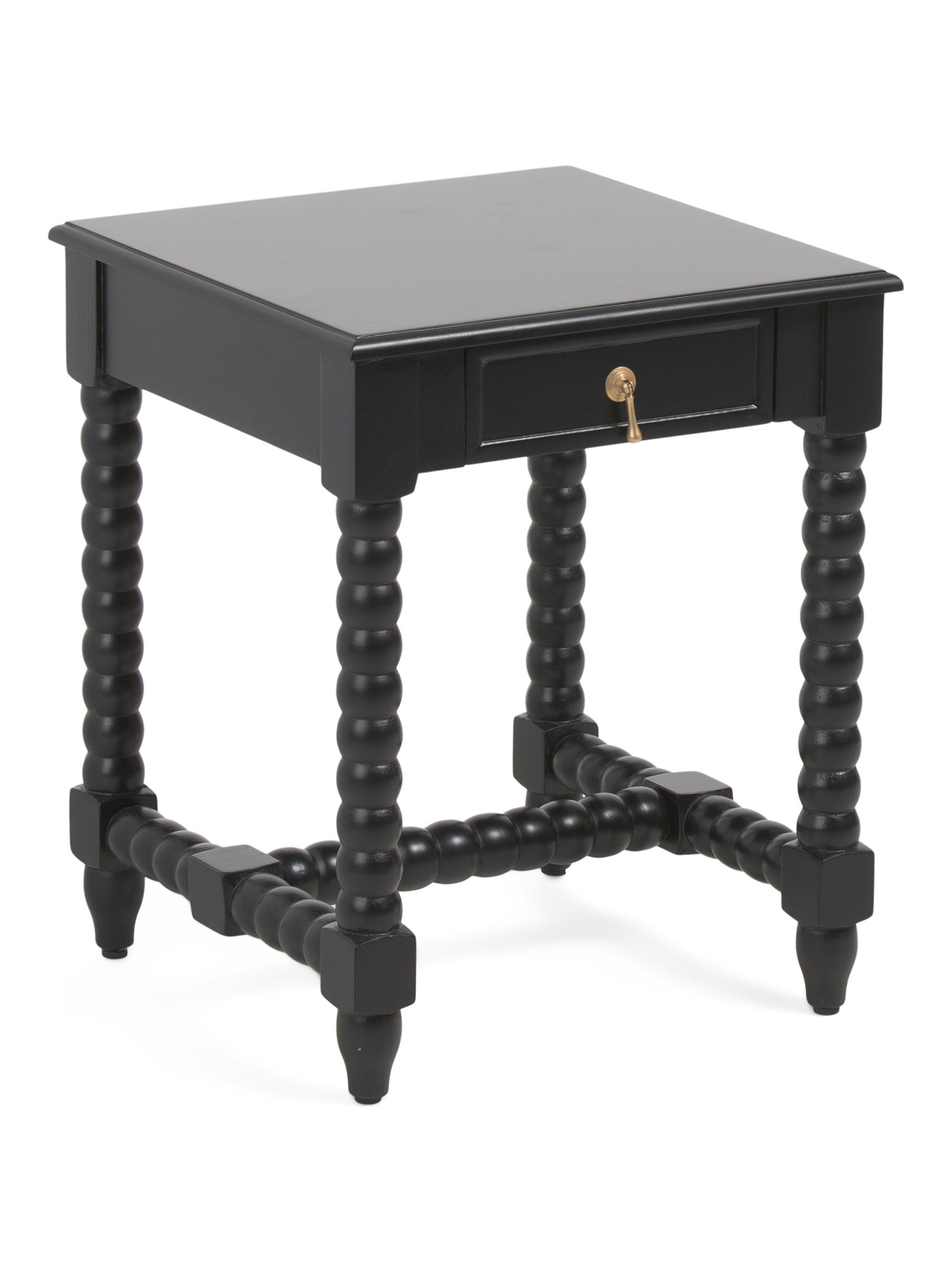 18x22 1 Drawer Spindle Leg Side Table | TJ Maxx