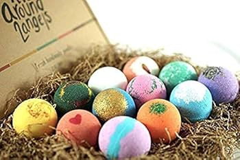 LifeAround2Angels Bath Bombs Gift Set 12 USA made Fizzies, Shea & Coco Butter Dry Skin Moisturize... | Amazon (US)