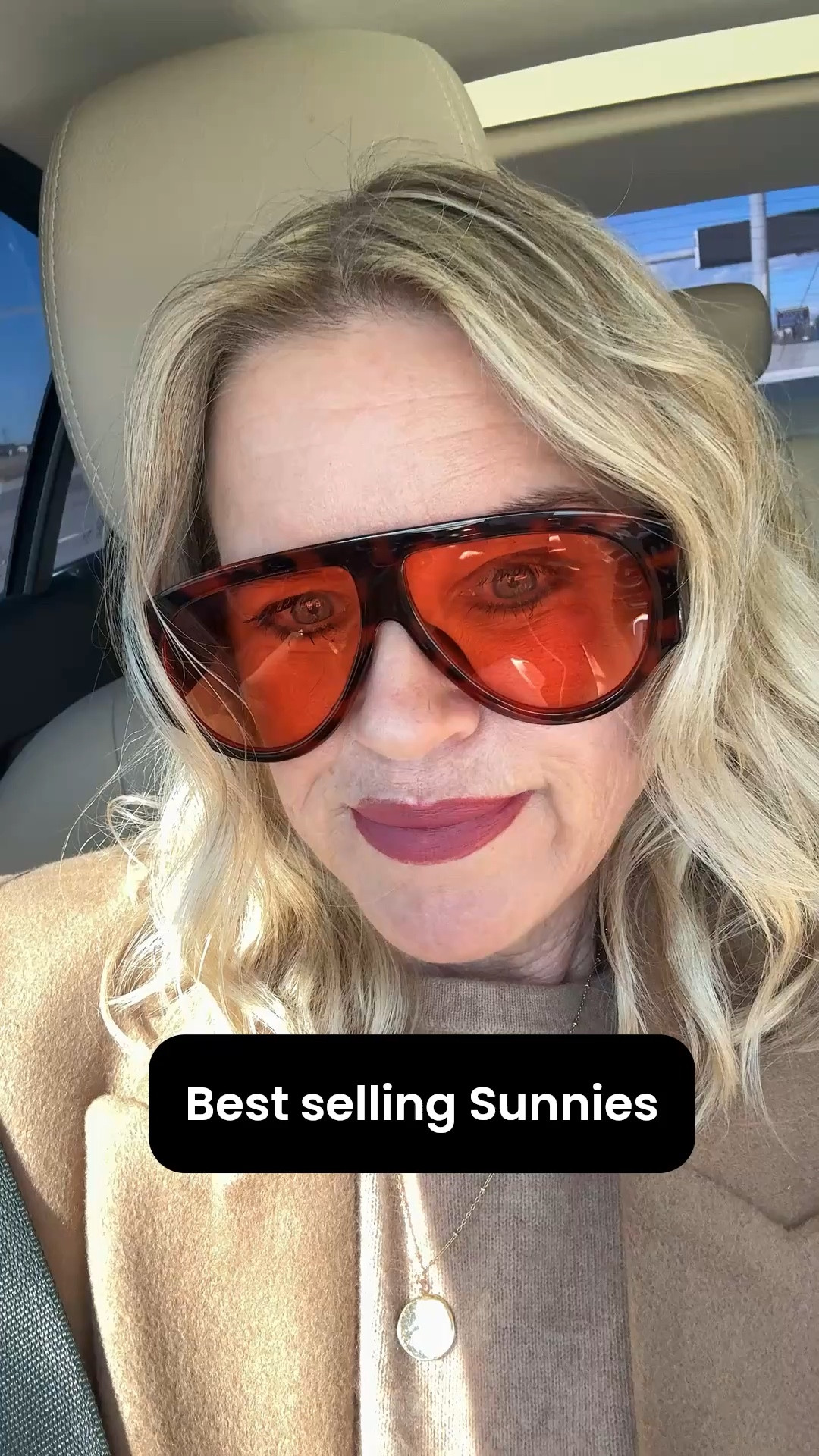 Best selling Sunnies

Tom ford inspired by.. comes in a two pack for under $20 

Lip combo linked as well as compass necklace 

Camel hip length coat 

Camera sweater


#LTKgrwm #LTKdayinmylife #LTKootd
