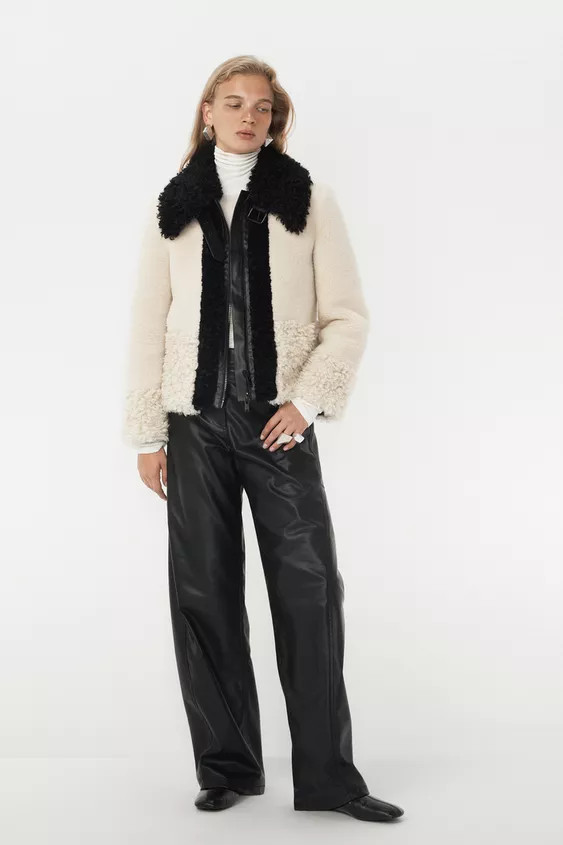 FAUX FUR PATCHWORK JACKET - THE ITEM ZARA WOMAN | Zara UK