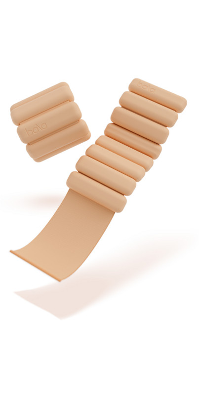 Bala Bangles Classic 1lb Ankle and Wrist Weights Sand | Well.ca