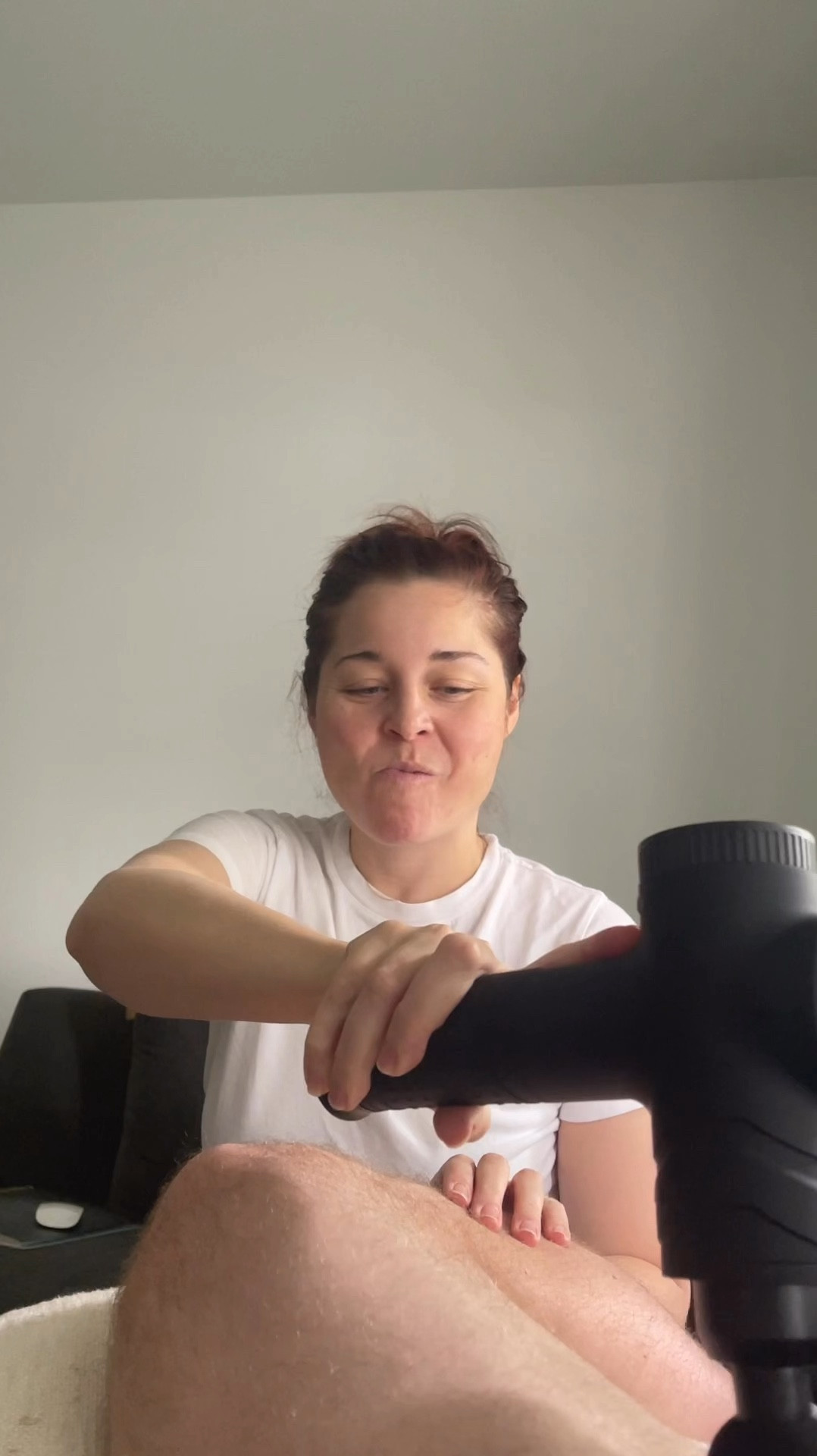 Do not feel like you need to spend hundreds of dollars on one of those massage guns! This one is only $30 right now and I actually like it BETTER than a super expensive deep tissue massage gun I purchased. It has up to 15 intensities and I honestly find that intensity 1 or 2 is enough for me! Matt has been recovering from a surgery and his muscles ache and he swears that this has saved him! And for $30 you also get 10 different heads! It also has over 9000 reviews at 4.5 ⭐️ …do yourself a favor and add this one to cart

#LTKGiftGuide #LTKSaleAlert #LTKFindsUnder50