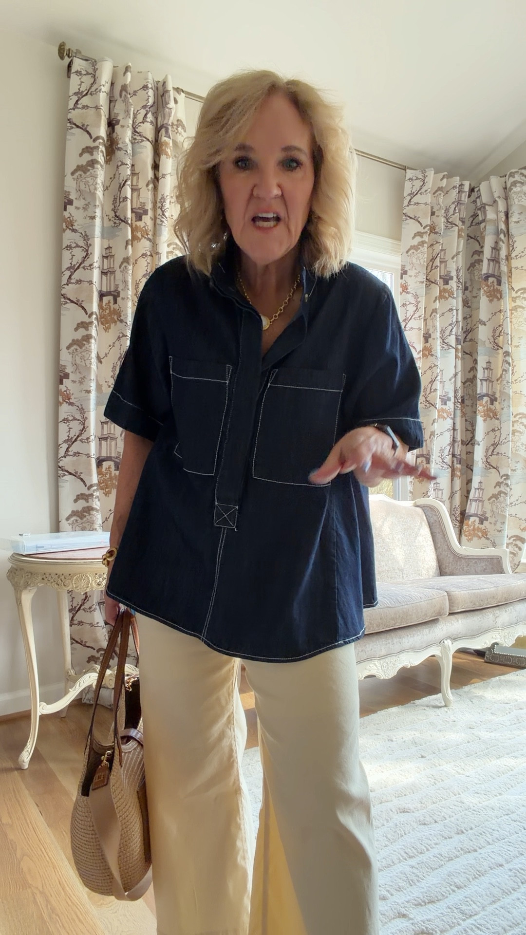 Top size small 
Colette pants size 29 petite Options
Linking similar sandals 

Spring outfit, Colette pants Anthropologie outfit denim

#LTKspring #LTKPetite #LTKOver40