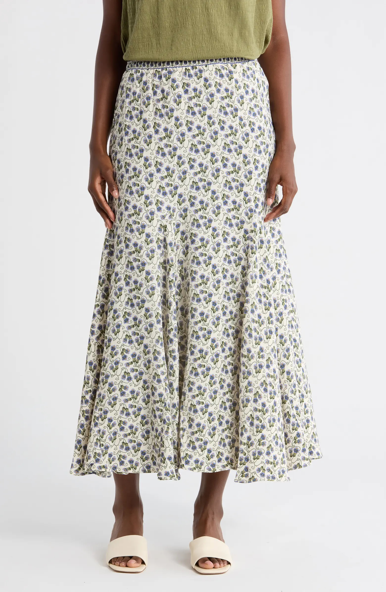 MAX STUDIO Godet Georgette Skirt | Nordstromrack | Nordstrom Rack
