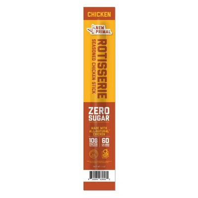 The New Primal Rotisserie Seasoned Chicken Meat Sticks - 1oz | Target