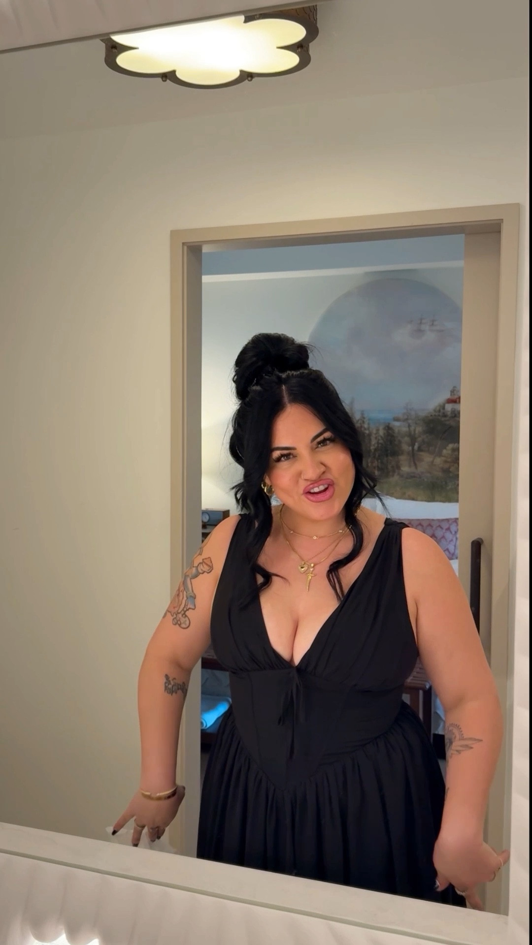 love this belly contouring dress so much!