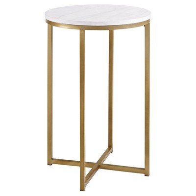 Vivian Glam X Leg Round Side Table - Saracina Home | Target