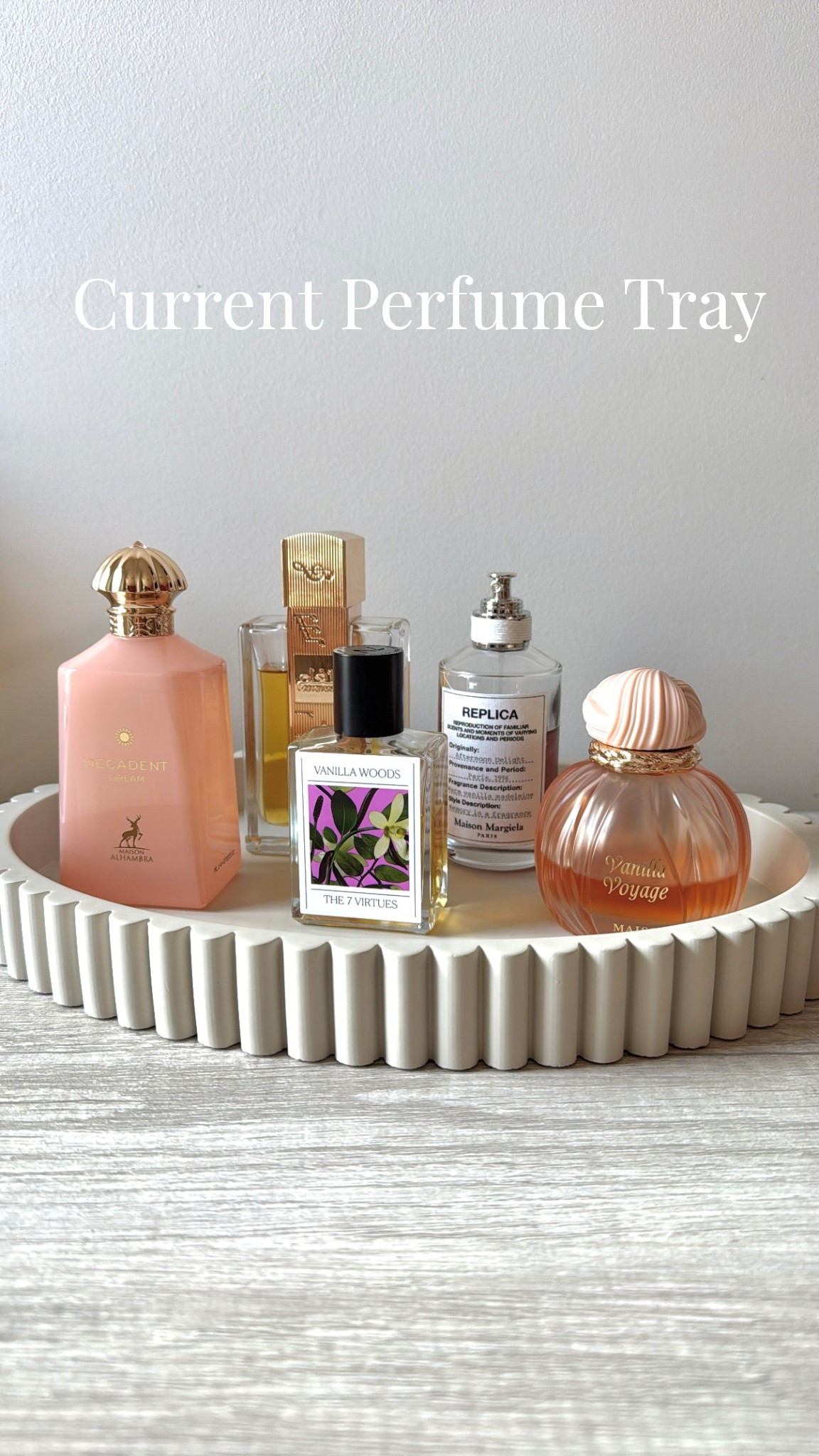 Current Perfume Tray ✨

#LTKBeauty #LTKselfcare #LTKgrwm