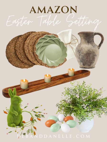 Set the table for Easter with these home decor items from Amazon. I love the disposable plates to help reduce cleanup time. 

#LTKSeasonal #LTKhome #LTKparties