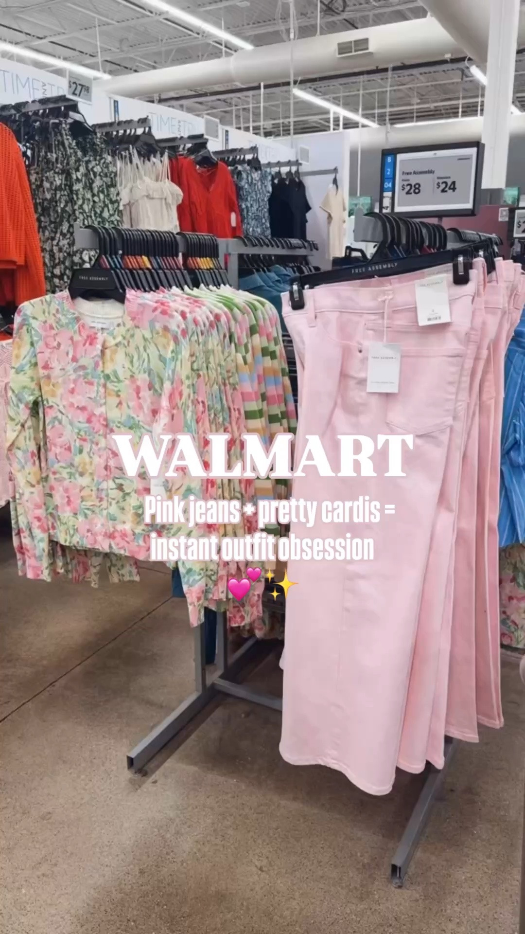 Walmart Pink jeans + pretty cardis = instant outfit obsession 💕✨

@walmart #walmartstyle #walmart

#LTKootd #LTKSeasonal #LTKWorkwear