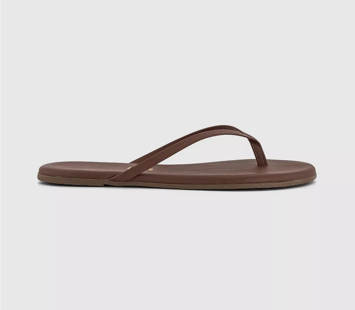 TKEES Lily Nude Foundations Flip Flops Cappuccino - Women’s Sandals | Office Shoes (UK)