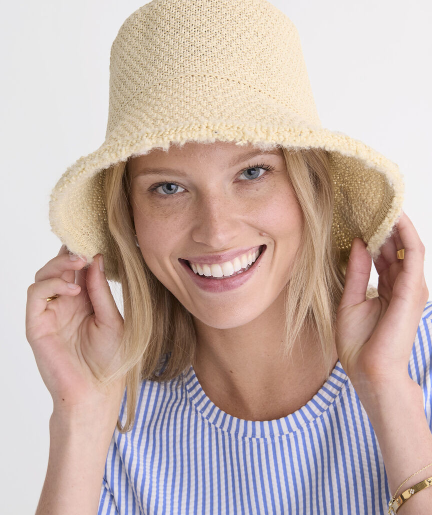 Woven Bucket Hat | vineyard vines
