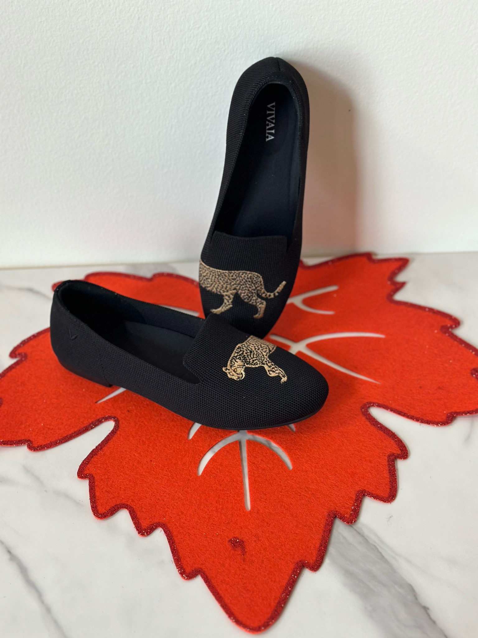 👟💖 I’m absolutely obsessed with my Vivaia ballet flats for long walks! With their flexible soles and cushy insoles, they provide the ultimate comfort for those miles ahead. Plus, the gorgeous embroidered tiger adds a fun touch to my walking routine! 🐅✨ These are seriously the best shoes for staying stylish while conquering long distances! 🌍💕 #Vivaia #WalkingComfort #LongDistanceWalking #FashionMeetsFunction

#LTKShoeCrush #LTKWorkwear #LTKSeasonal