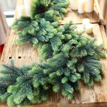 PARTY JOY Seasonal Artificial Christmas Garland Pine Cypress Greenery Garland Holiday Outdoor Win... | Amazon (US)