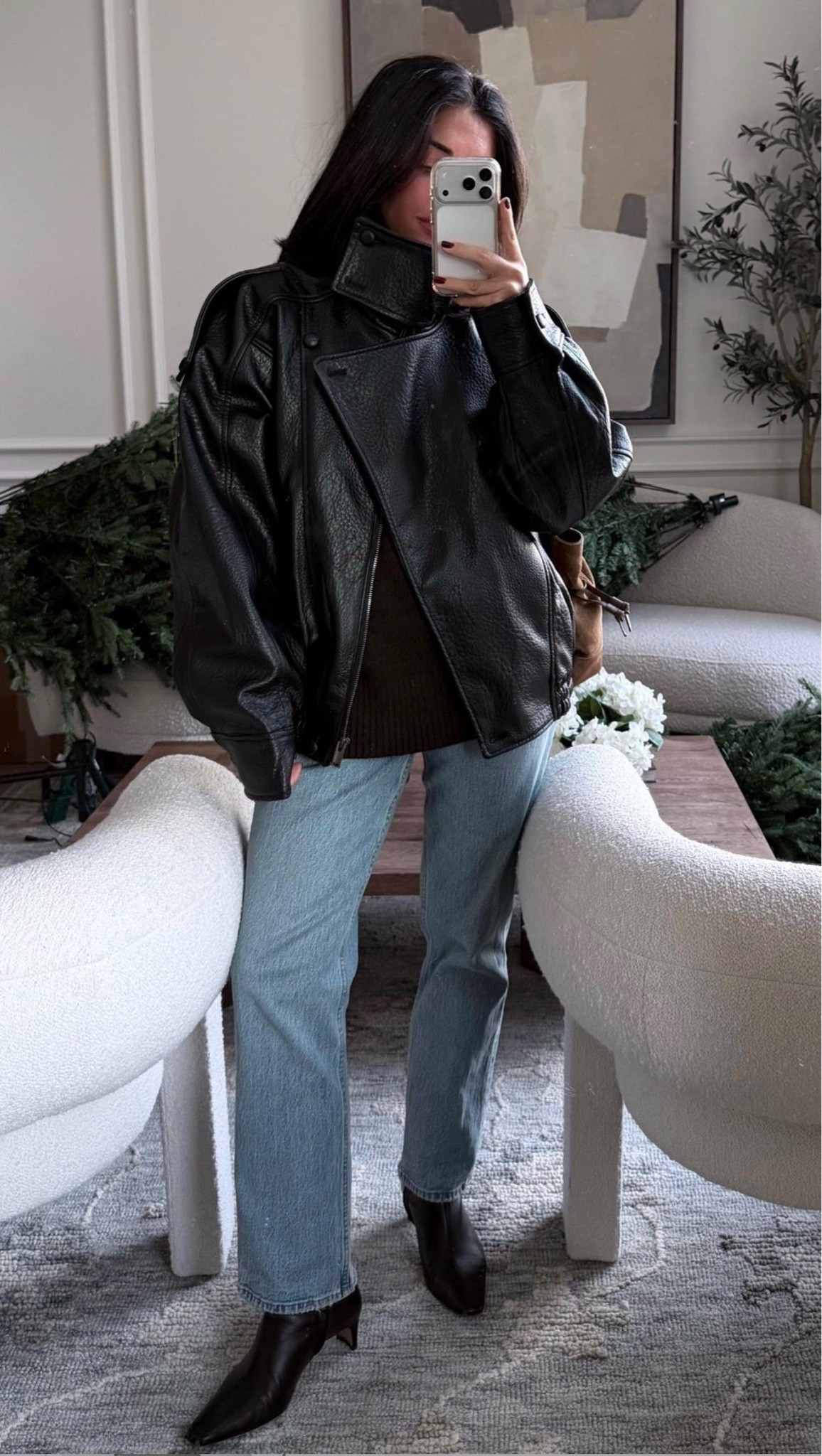My faux leather jacket is back in stock! It also comes in brown. I’m wearing size XS

#LTKfall #LTKworkwear #LTKtravel