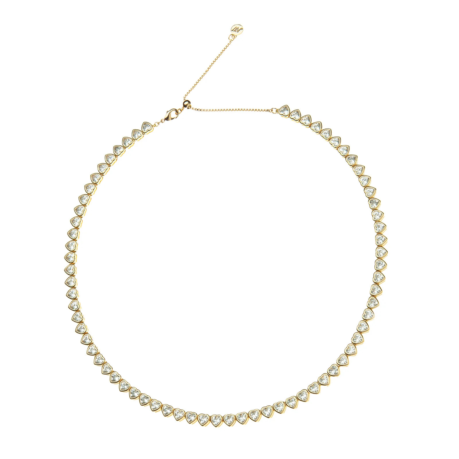 Made from LOVE White Tennis Necklace SALE | Jane Win