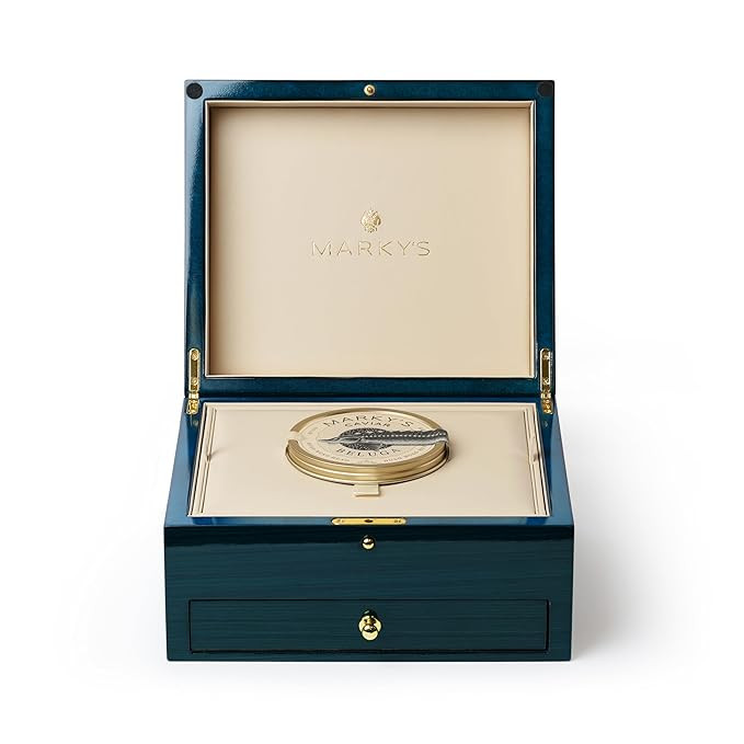 MARKY'S Beluga Black Caviar Huso Huso Deluxe Experience - 1 oz / 28 g - Luxury Malossol Purebred ... | Amazon (US)