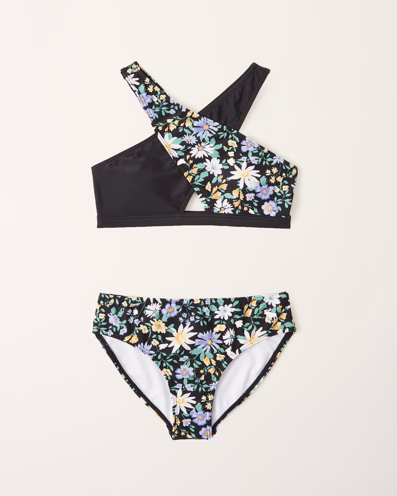 wrap-front two-piece swimsuit | Abercrombie & Fitch (US)