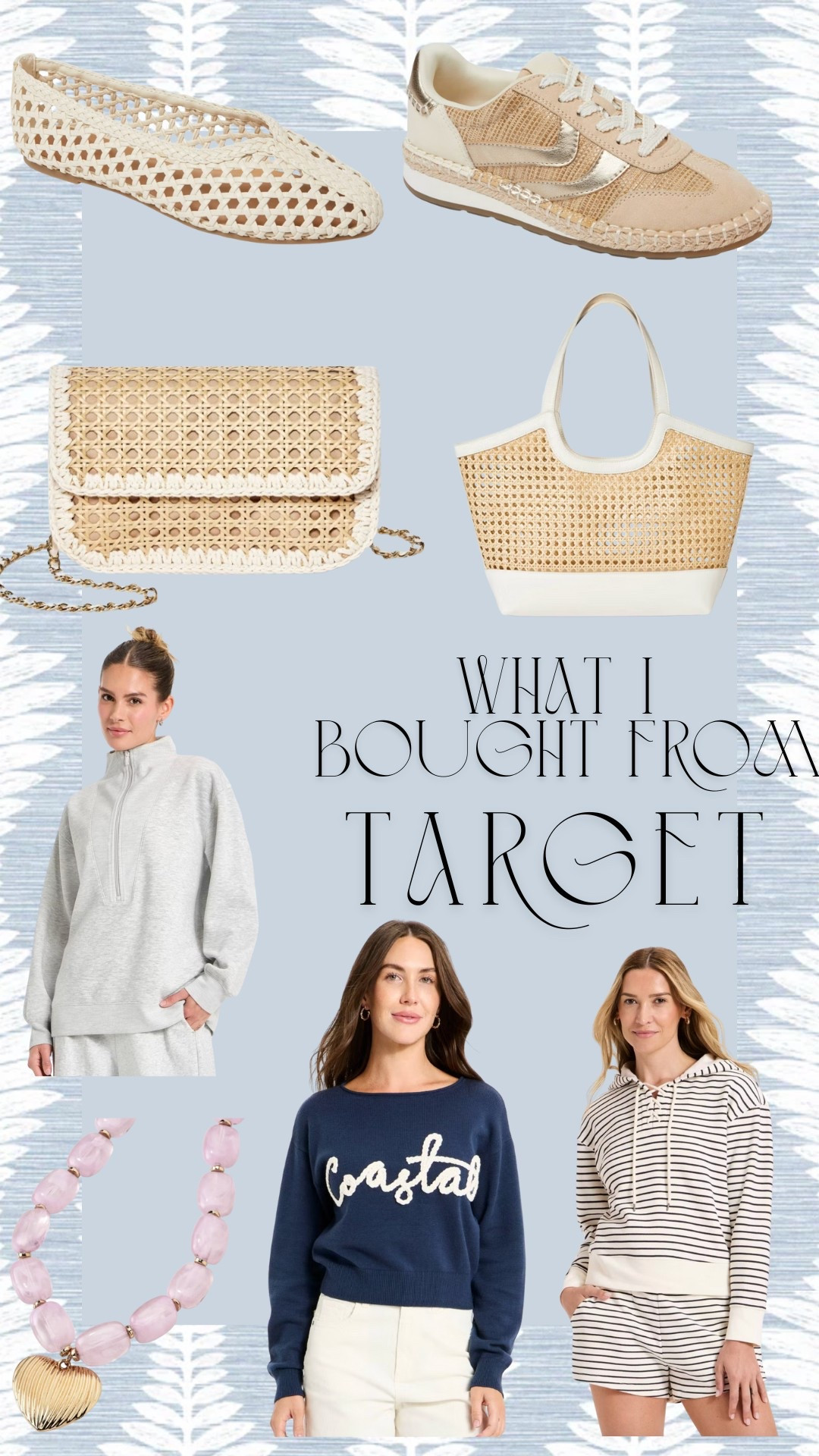 A few new purchases from target
Perfect for Spring or a beach vacation!