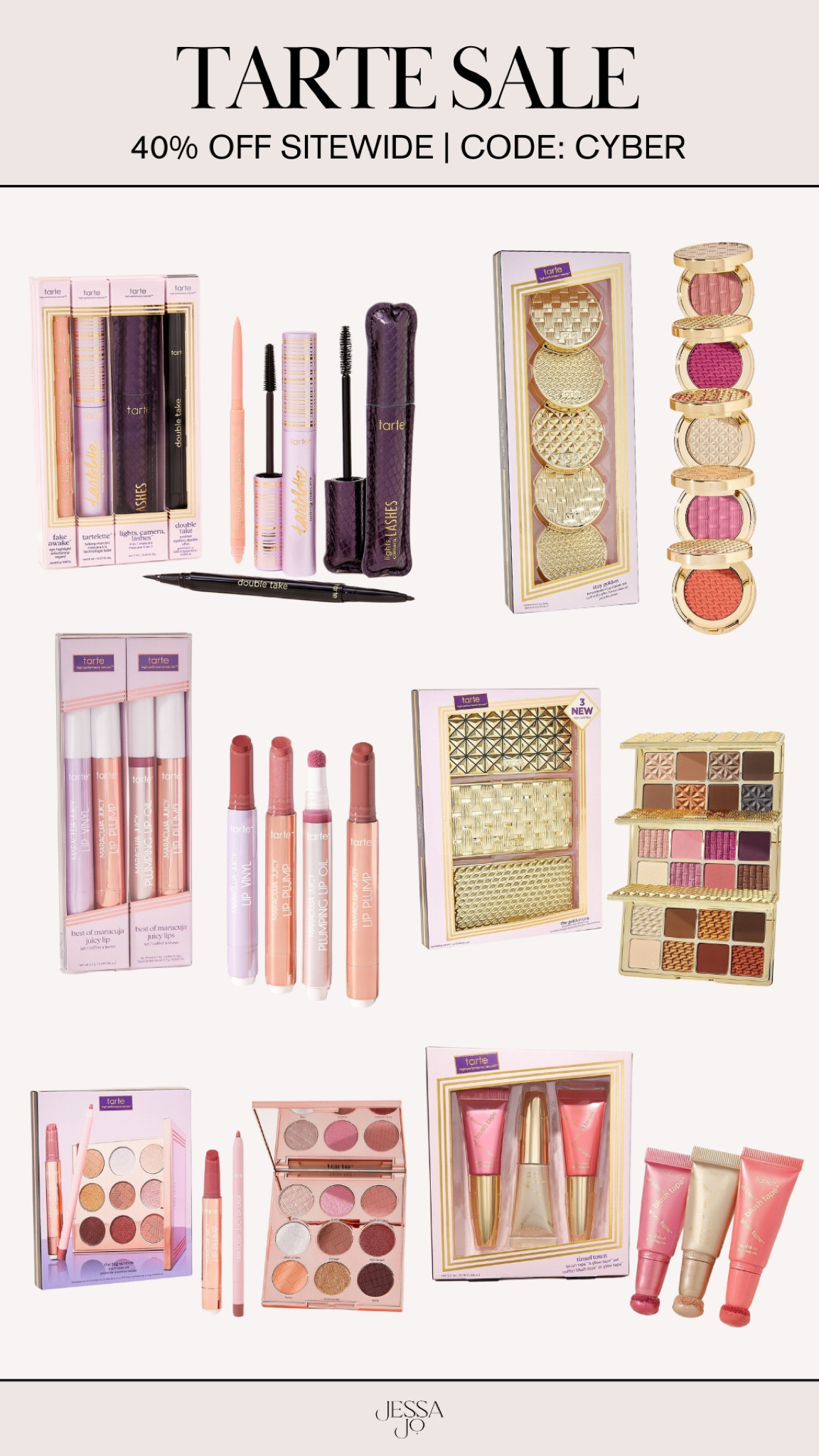 Tarte Sitewide Sale | Tarte Cyber Monday Sale | Tarte Makeup Sale | Tarte Beauty Deals | Makeup Gift Sets | Makeup Gift Ideas 

#LTKSaleAlert #LTKGiftGuide #LTKBeauty