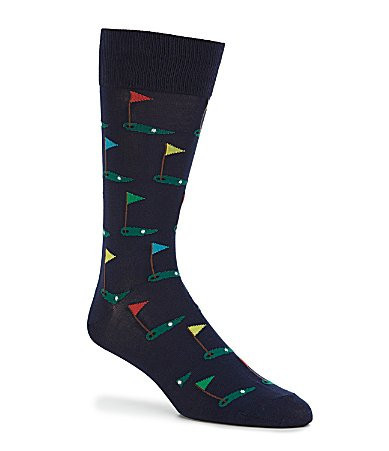 Hot Sox Novelty Golf Crew Socks - One Size | Dillard's