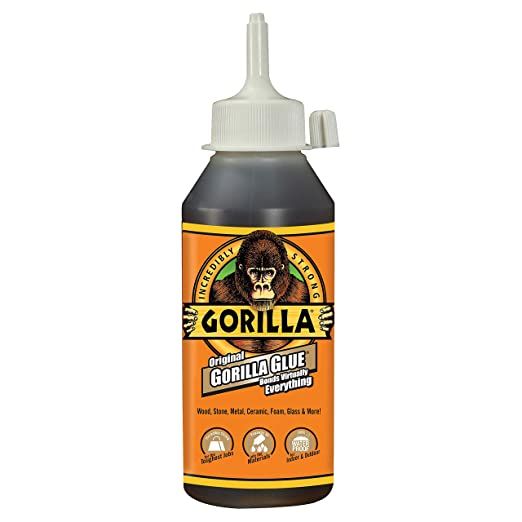 Gorilla Original Gorilla Glue, Waterproof Polyurethane Glue, 8 Ounce Bottle, Brown, (Pack of 1) | Amazon (US)