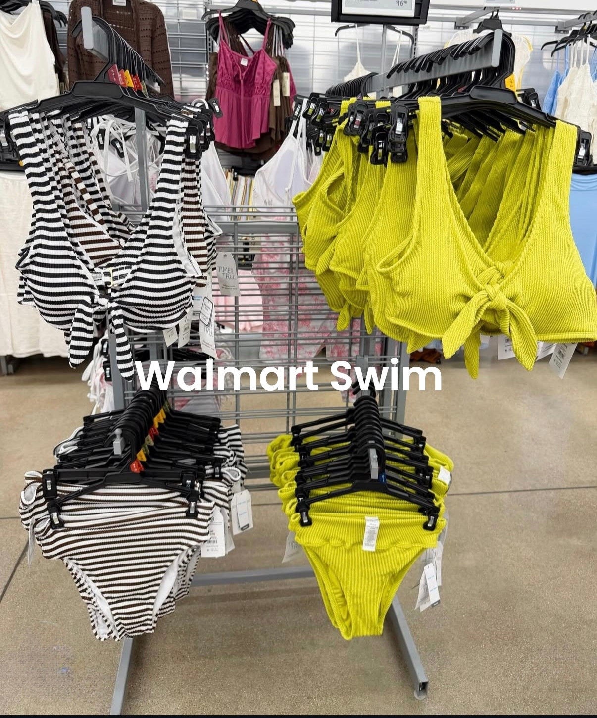 New swimwear at Walmart. Get ready for summer!!! 🙌🏼🙌🏼