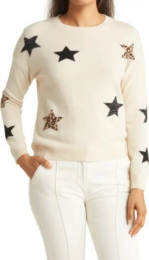 Magaschoni Cashmere Crewneck Novelty Star Sweater | Nordstromrack | Nordstrom Rack