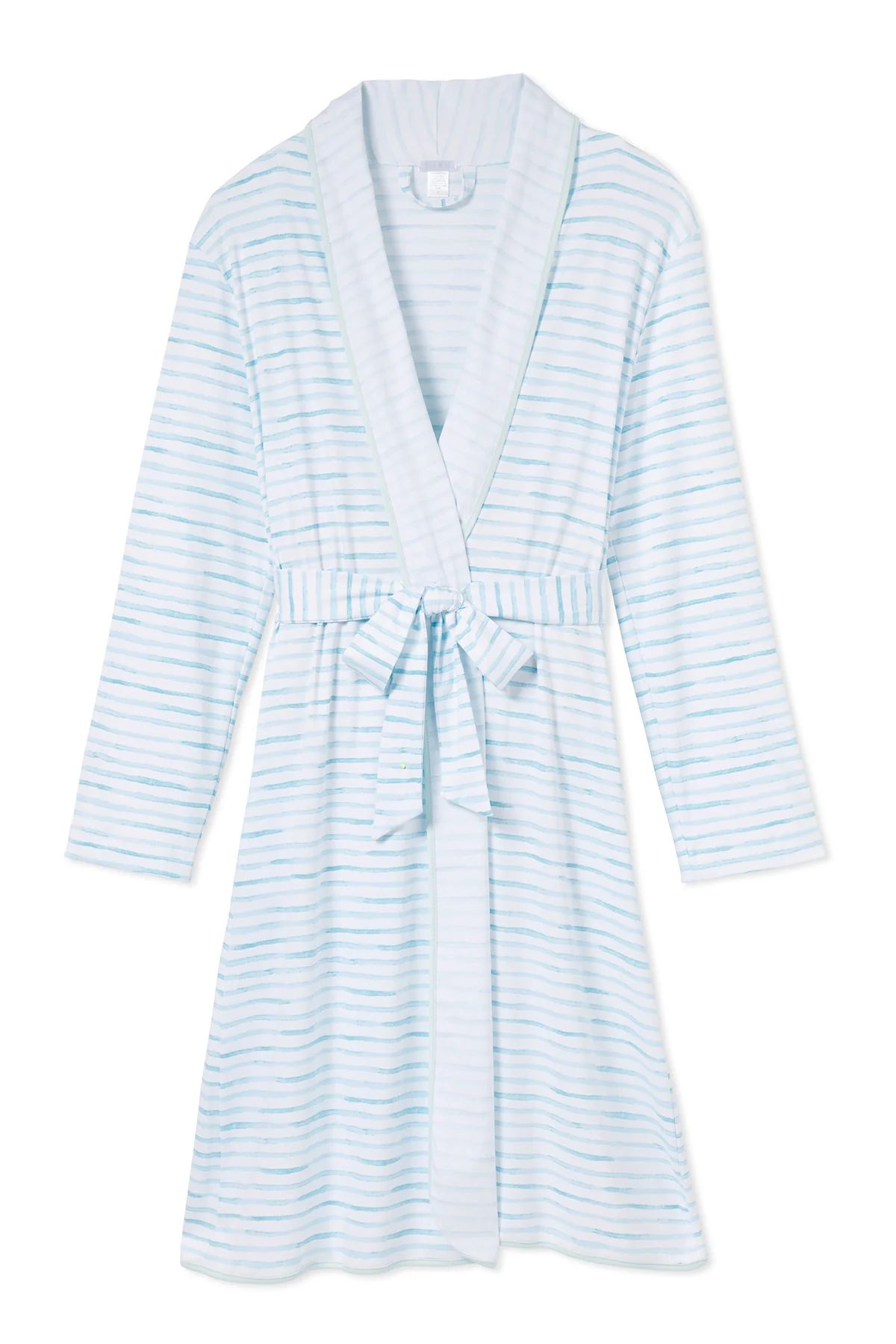 Pima Robe in Sea Breeze | LAKE Pajamas