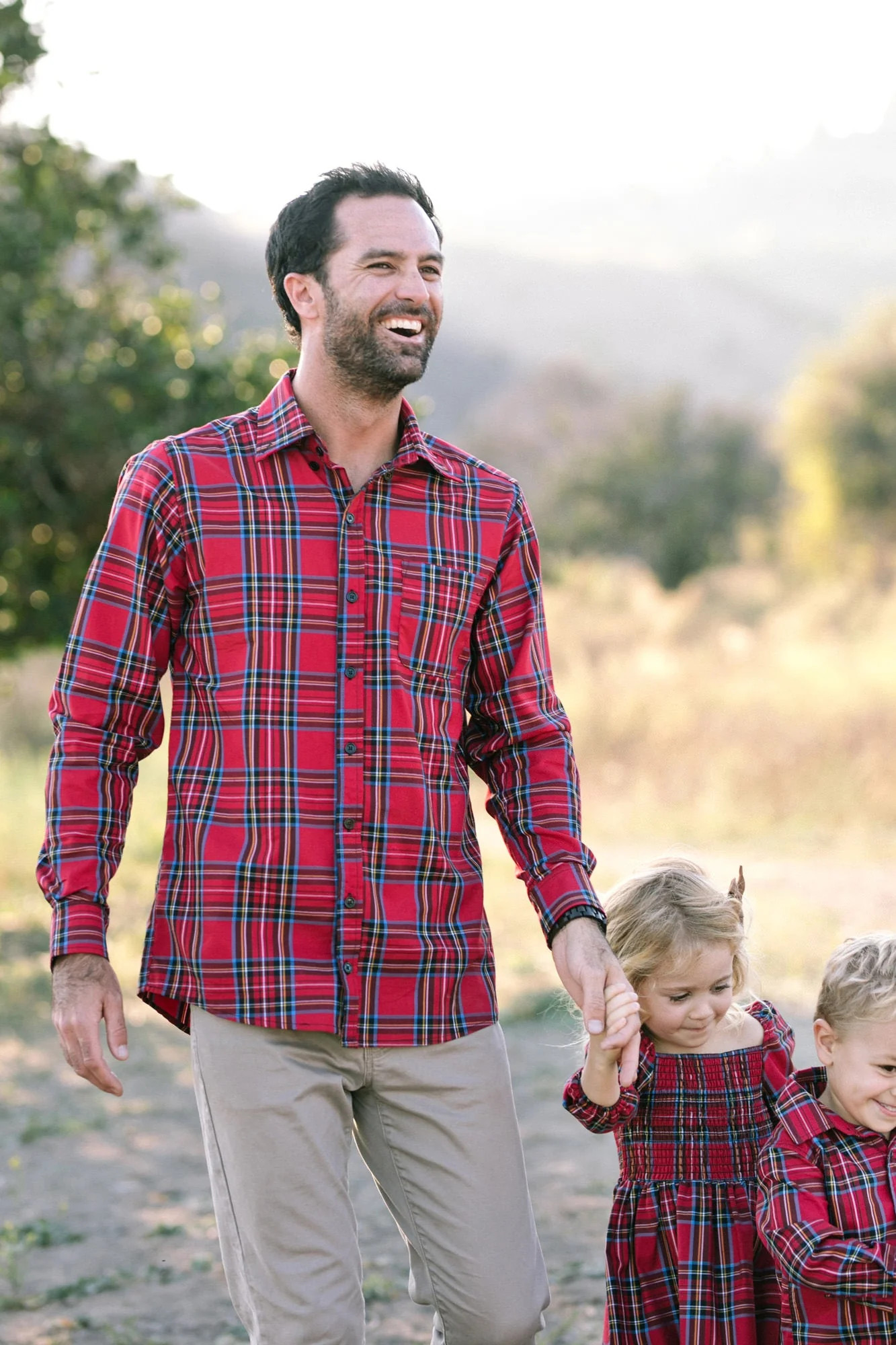 Carol Plaid Buttoned Mens Shirt | Morning Lavender