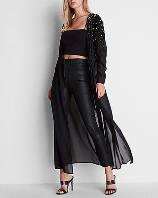 Pearl Embellished Maxi Cover Up | Express