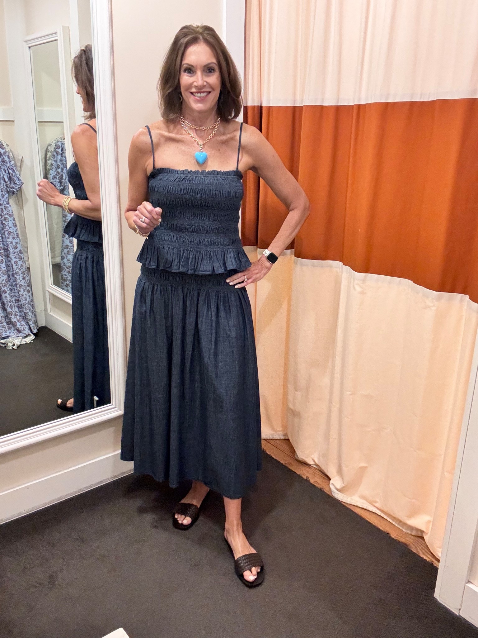 Smocked denim top- L
Smocked waist denim skirt - M

Summer outfit
Country concertt

#LTKxMadewell #LTKSaleAlert #LTKStyleTip