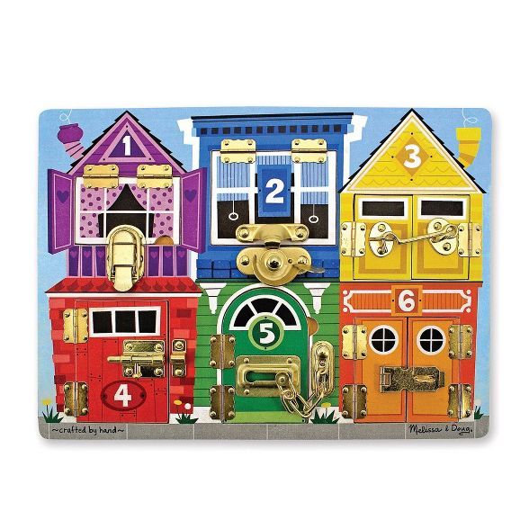 Melissa &#38; Doug Latches Wooden Activity Board | Target