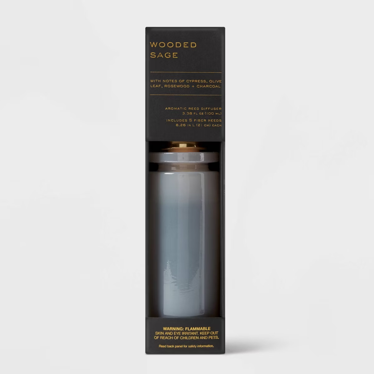 100ml Wooded Sage Black Label Fiber Oil Reed Diffuser - Threshold™: Aromatherapy, Room Freshene... | Target