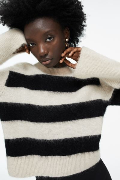 Mohair-blend Fine-knit Sweater | H&M (US + CA)