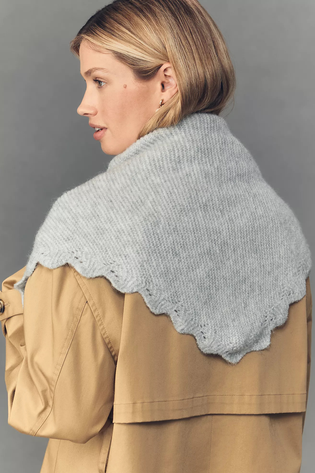Scalloped Triangle Scarf | Anthropologie (US)