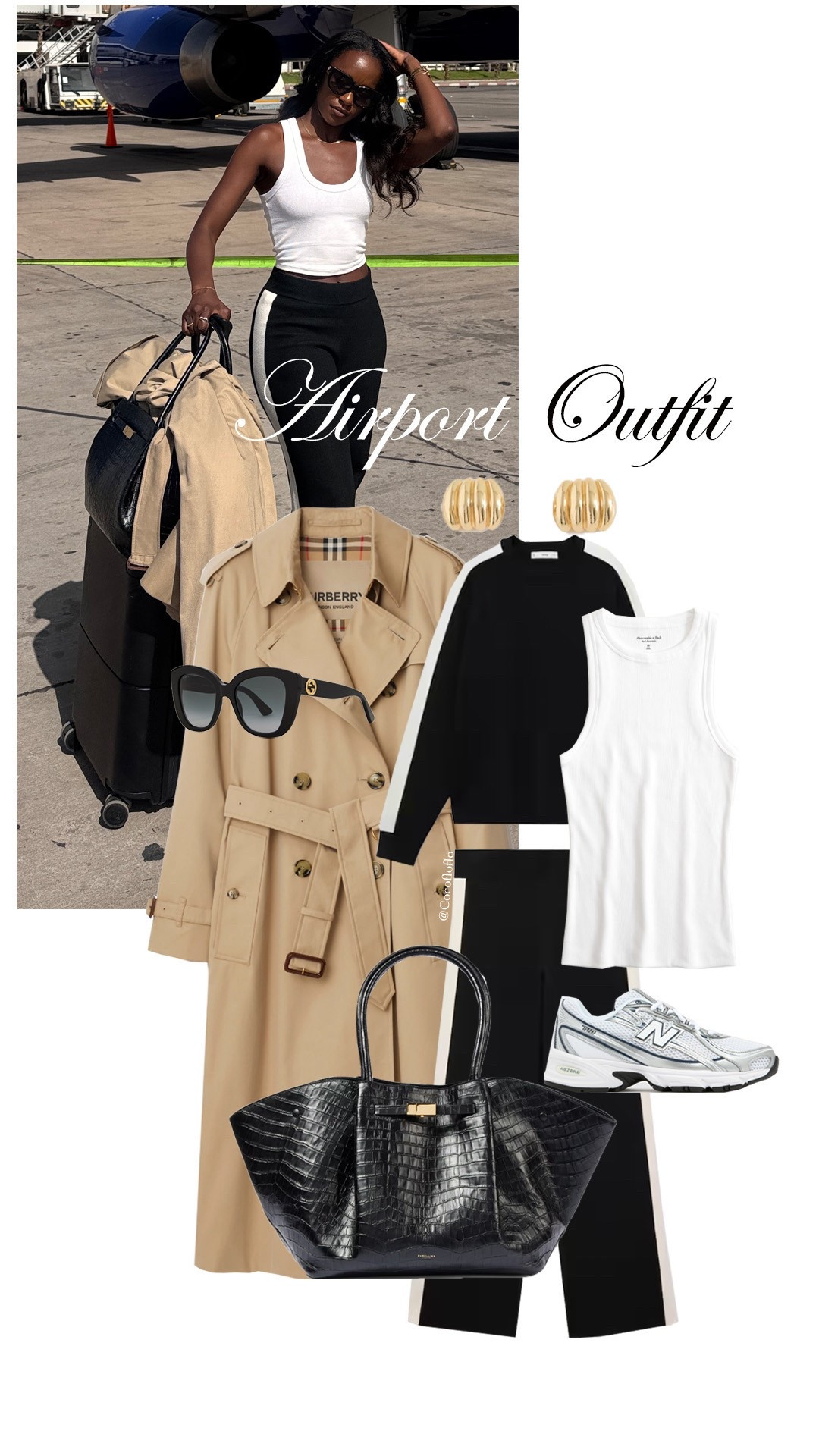 Comfy airport outfit, it gets cold in the air so this knit with trench coat kept me nice & warm 

#LTKsummer #LTKtravel #LTKeurope