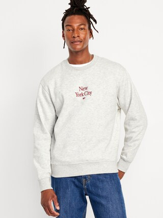 Oversized Essential Graphic Sweatshirt | Old Navy (US)
