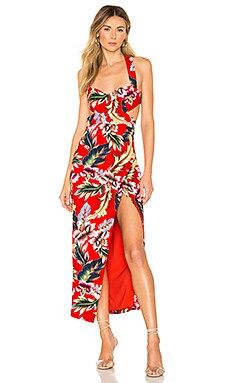 NBD x Naven Ariel Dress in Red Floral from Revolve.com | Revolve Clothing (Global)