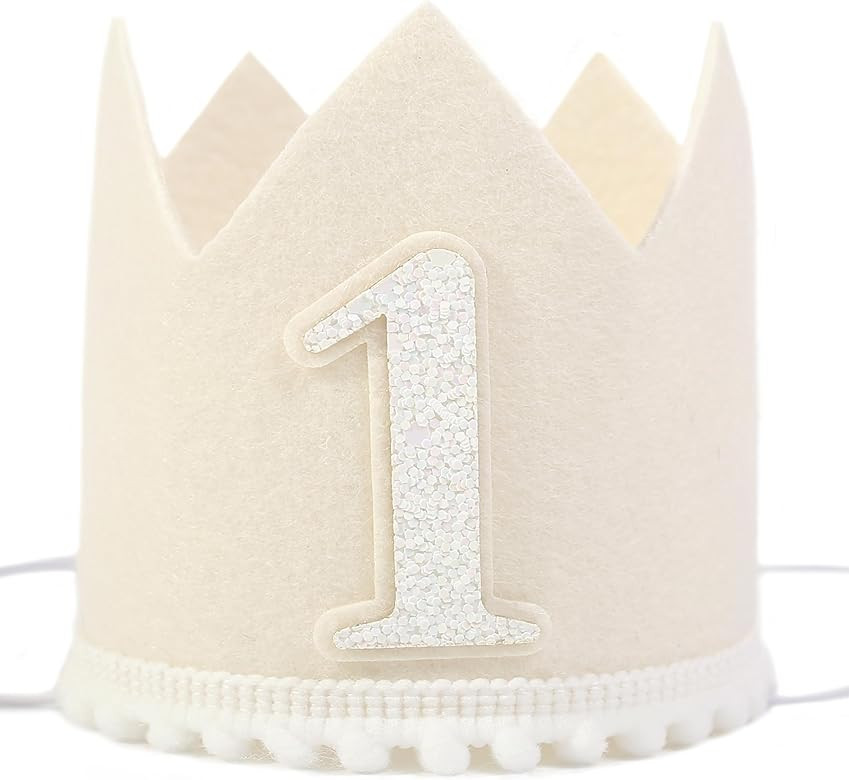 Boho 1st Birthday Celebration Hat - 1st Birthday Crown Hat，Natural Boho First Birthday Decorati... | Amazon (US)