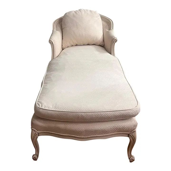 1990s Sam Moore French Provincial Chaise | Chairish